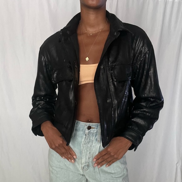 Sequin jacket - Picture 1 of 5